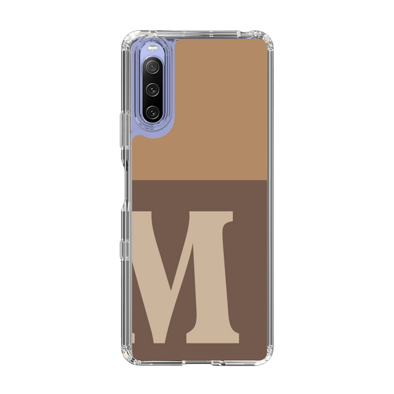 Slim Protection Case［ Original - initial two tone - M brown ］