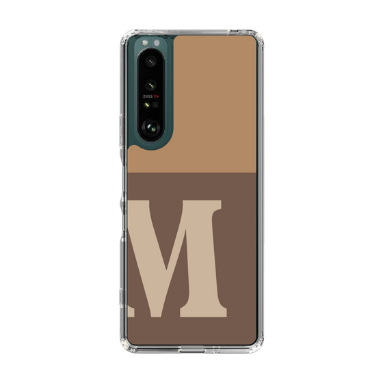 Slim Protection Case［ Original - initial two tone - M brown ］