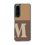 Slim Protection Case［ Original - initial two tone - M brown ］