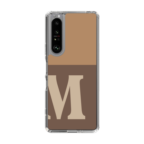 Slim Protection Case［ Original - initial two tone - M brown ］