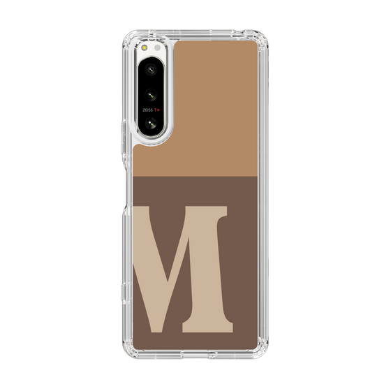 Slim Protection Case［ Original - initial two tone - M brown ］