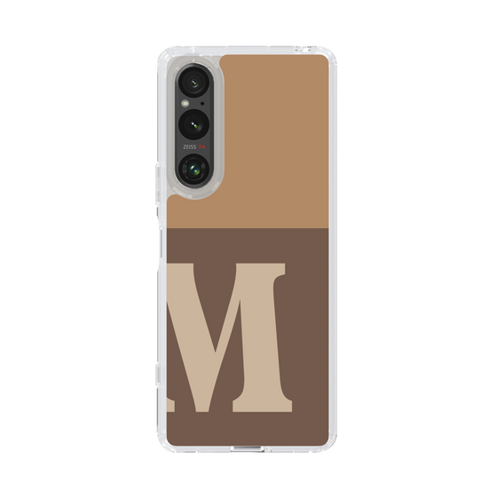 Slim Protection Case［ Original - initial two tone - M brown ］