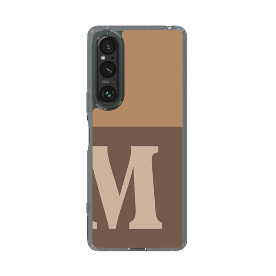 Slim Protection Case［ Original - initial two tone - M brown ］