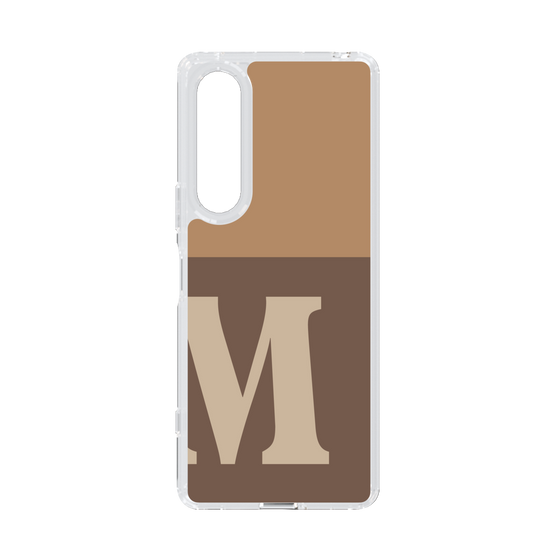 Slim Protection Case［ Original - initial two tone - M brown ］