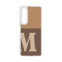 Slim Protection Case［ Original - initial two tone - M brown ］