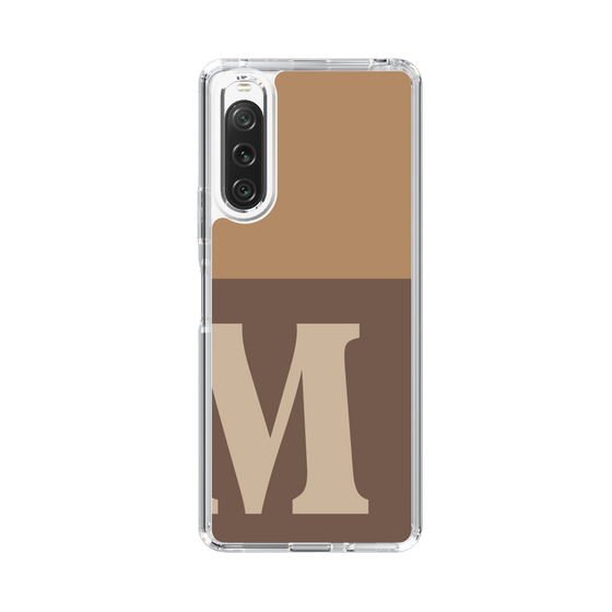 Slim Protection Case［ Original - initial two tone - M brown ］