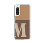 Slim Protection Case［ Original - initial two tone - M brown ］