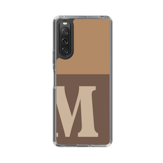 Slim Protection Case［ Original - initial two tone - M brown ］