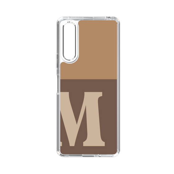 Slim Protection Case［ Original - initial two tone - M brown ］