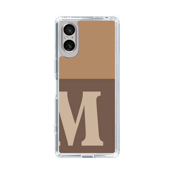 Slim Protection Case［ Original - initial two tone - M brown ］