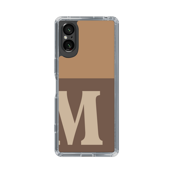 Slim Protection Case［ Original - initial two tone - M brown ］