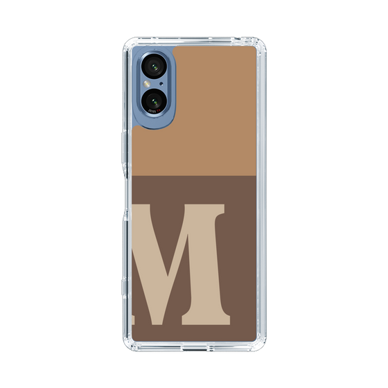 Slim Protection Case［ Original - initial two tone - M brown ］