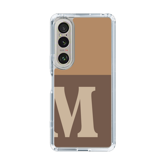 Slim Protection Case［ Original - initial two tone - M brown ］