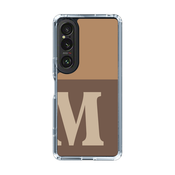 Slim Protection Case［ Original - initial two tone - M brown ］