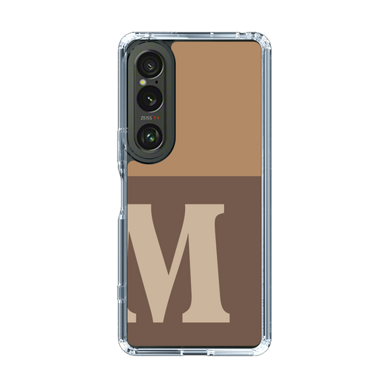 Slim Protection Case［ Original - initial two tone - M brown ］