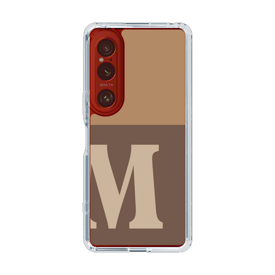 Slim Protection Case［ Original - initial two tone - M brown ］