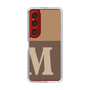 Slim Protection Case［ Original - initial two tone - M brown ］