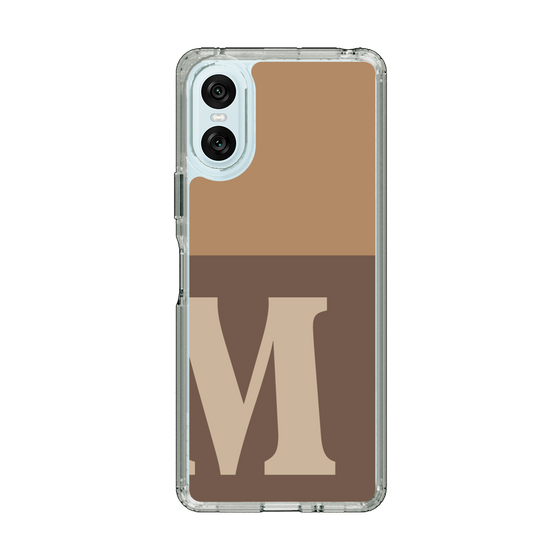 Slim Protection Case［ Original - initial two tone - M brown ］