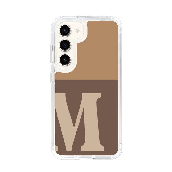 Slim Protection Case［ Original - initial two tone - M brown ］