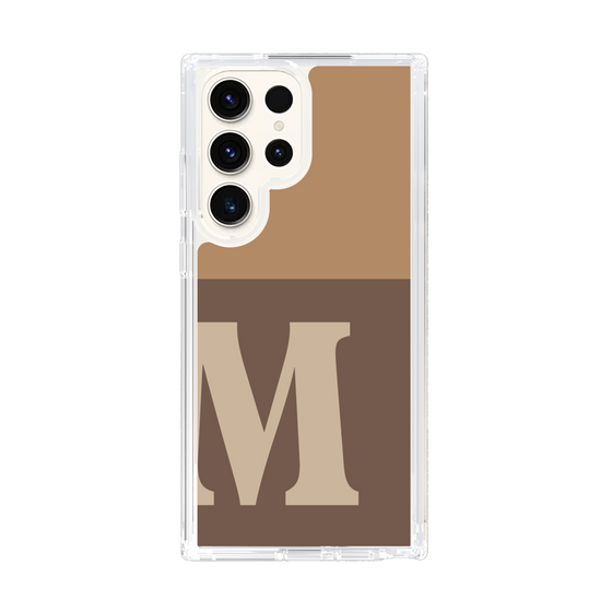 Slim Protection Case［ Original - initial two tone - M brown ］