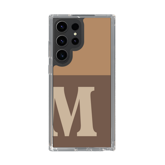 Slim Protection Case［ Original - initial two tone - M brown ］