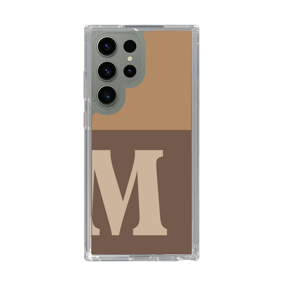 Slim Protection Case［ Original - initial two tone - M brown ］