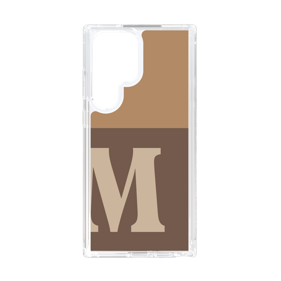 Slim Protection Case［ Original - initial two tone - M brown ］