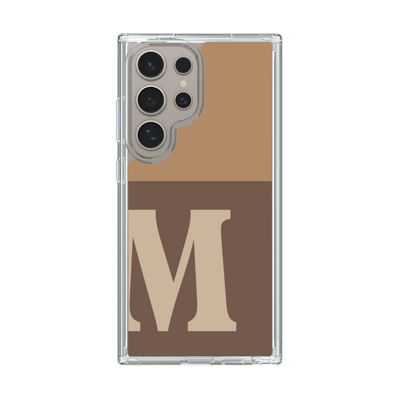 Slim Protection Case［ Original - initial two tone - M brown ］