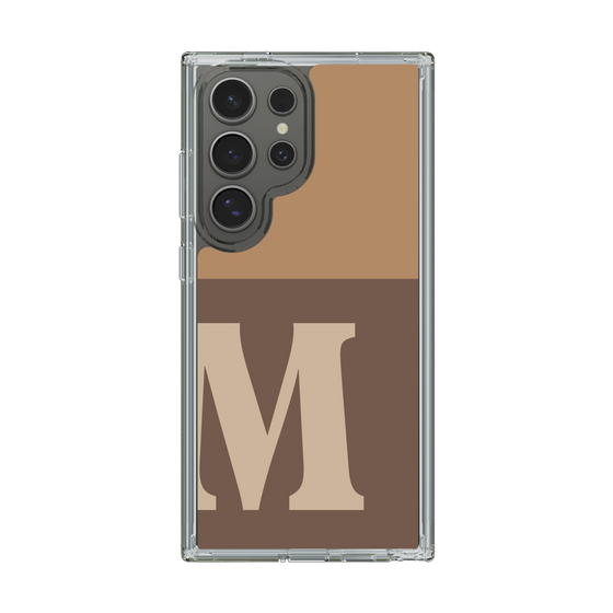 Slim Protection Case［ Original - initial two tone - M brown ］