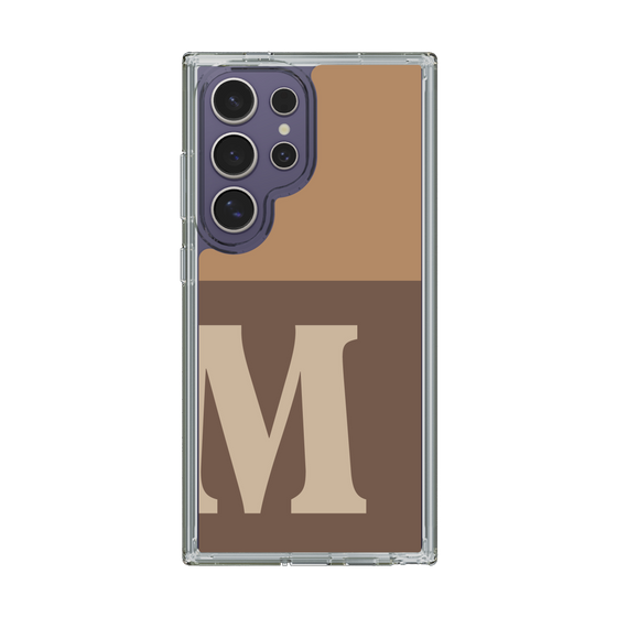 Slim Protection Case［ Original - initial two tone - M brown ］