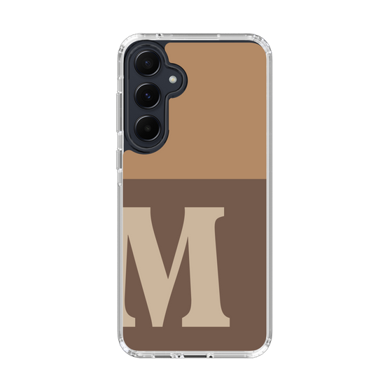 Slim Protection Case［ オリジナル - initial two tone - M brown ］