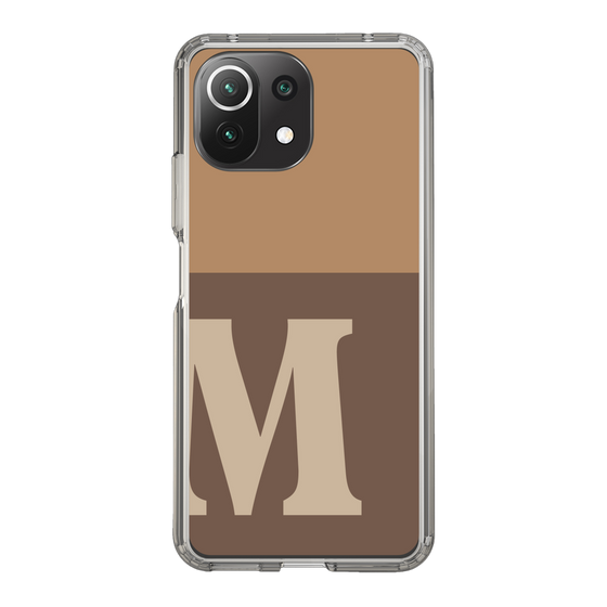 Slim Protection Case［ Original - initial two tone - M brown ］