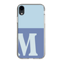 Slim Protection Case［ Original - initial two tone - M blue ］