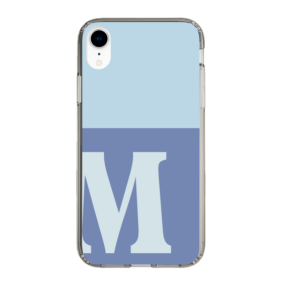 Slim Protection Case［ Original - initial two tone - M blue ］