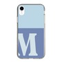 Slim Protection Case［ Original - initial two tone - M blue ］