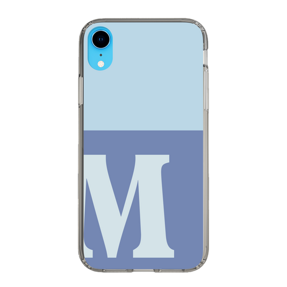 Slim Protection Case［ Original - initial two tone - M blue ］