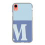 Slim Protection Case［ Original - initial two tone - M blue ］