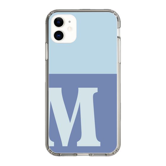 Slim Protection Case［ Original - initial two tone - M blue ］