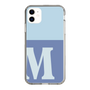 Slim Protection Case［ Original - initial two tone - M blue ］