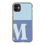 Slim Protection Case［ Original - initial two tone - M blue ］