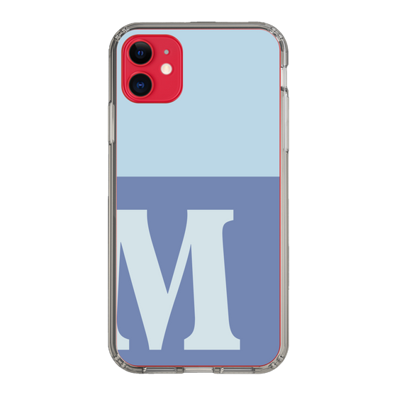 Slim Protection Case［ Original - initial two tone - M blue ］