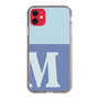 Slim Protection Case［ Original - initial two tone - M blue ］