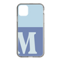 Slim Protection Case［ Original - initial two tone - M blue ］