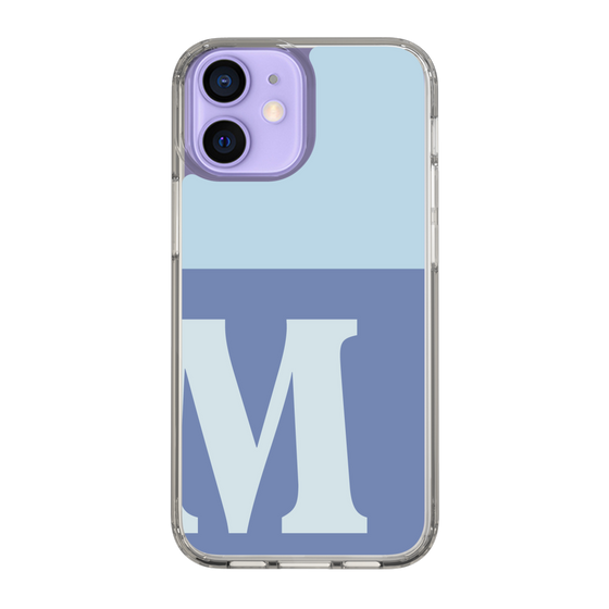 Slim Protection Case［ Original - initial two tone - M blue ］