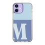 Slim Protection Case［ Original - initial two tone - M blue ］