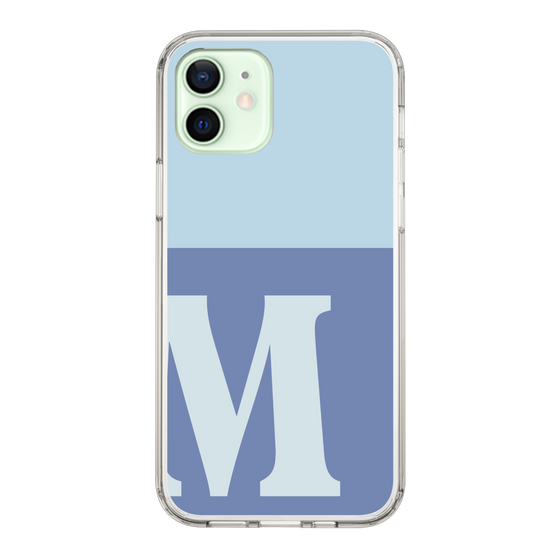 Slim Protection Case［ Original - initial two tone - M blue ］