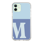 Slim Protection Case［ Original - initial two tone - M blue ］