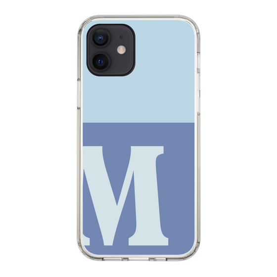 Slim Protection Case［ Original - initial two tone - M blue ］