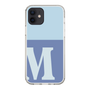 Slim Protection Case［ Original - initial two tone - M blue ］