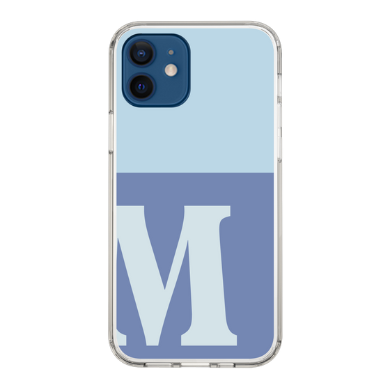 Slim Protection Case［ Original - initial two tone - M blue ］